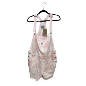 NWT Levi’s Shortalls Overalls Women Size XL Vintage Tie Dye Pink LIMITED